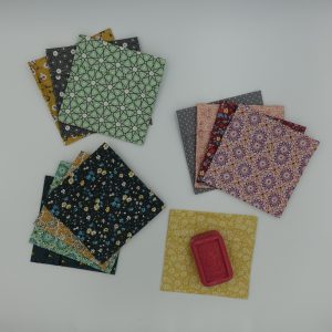pochettes à savon ou shampoing solide coloris assortis